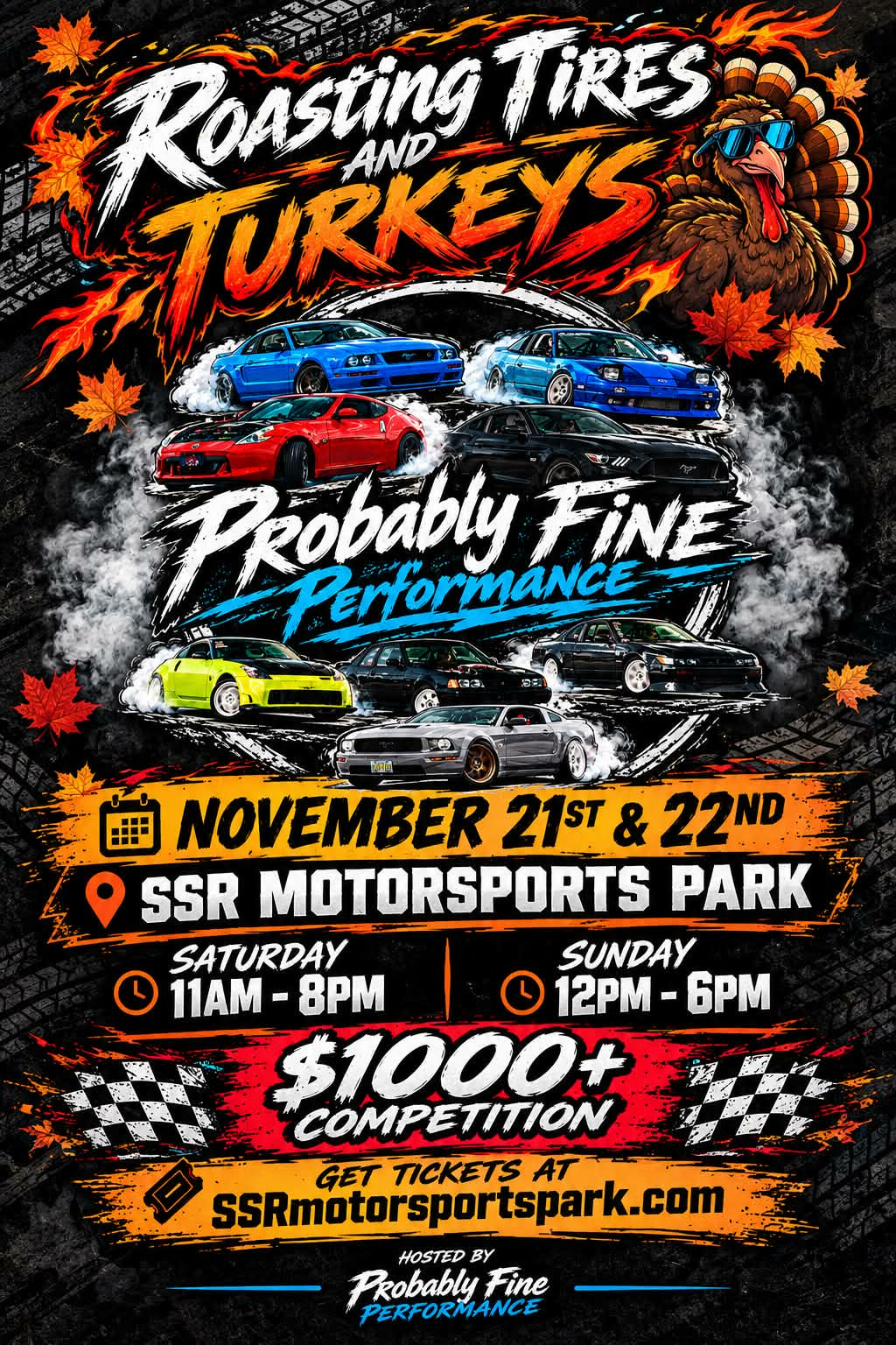 Open Drift Weekend - Roasting Tires n Turkeys! 